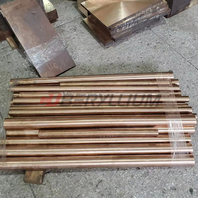 High Strength Beryllium Copper Alloy Rod Bars UNS C17200 TB00 TD02 TD04 TF00 TH04
