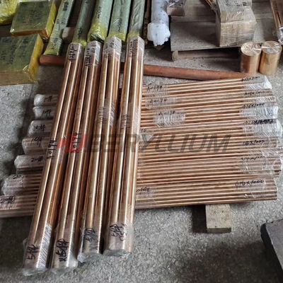 Alloy No. 3 Beryllium Copper Rods 1/2 Hard DIN.2.0850 European Standard