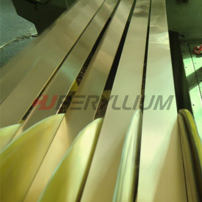 C17410 Cobalt Beryllium Copper Strips 0.25mmx200mm As Per Standard ASTM B768
