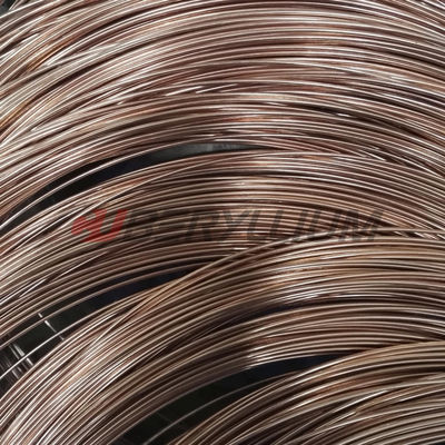 TB00 CDA 175 Copper Beryllium Wires Highly Thermal  For Switch Parts And Relay Parts