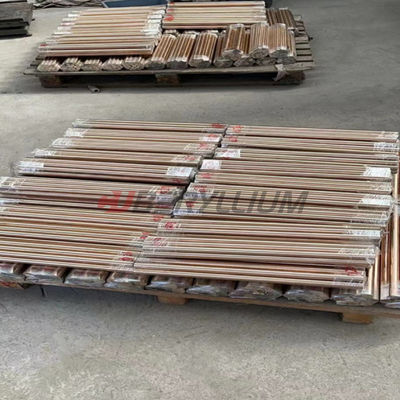 TD02 Tempered GB QBe1.7 Beryllium Copper Round Bar Outer Diameter 15mm