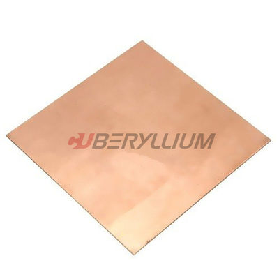 UNS C17200 Alloy 25 Beryllium Copper C172 Sheet Metal Plate 1mmx200mm