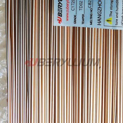 Beryllium Copper Rod 17200 Grade 312 Dia. Sample Order 1 Piece