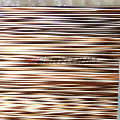 Cuberyllium Copper Rods C17300 1.3mm Dia X 2000mmL With Temper TD04