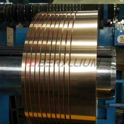 CuBe2 C17200Beryllium Copper Strips XHM State For Micro Switches
