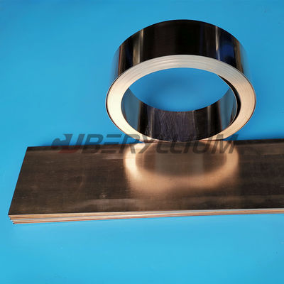 Thermal Conductivity CuBe2 Beryllium Copper Strips For Spline Shafts / Pump Parts