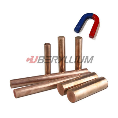Cube Uns C17510 Beryllium Copper Alloy Bar ASTM B441 With Nickel Alloying 1.40-2.20%