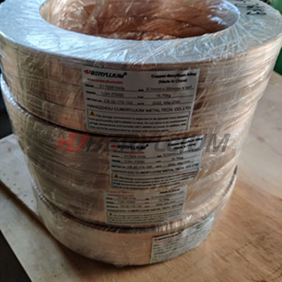 Beryllium Copper Type C17200 Half Hard In Strip Format RWMA Class 4 Material
