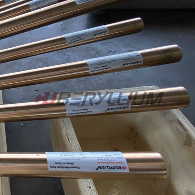 ISO CW102 Beryllium Copper Rods Bright Mill For Refrigeration Equipment